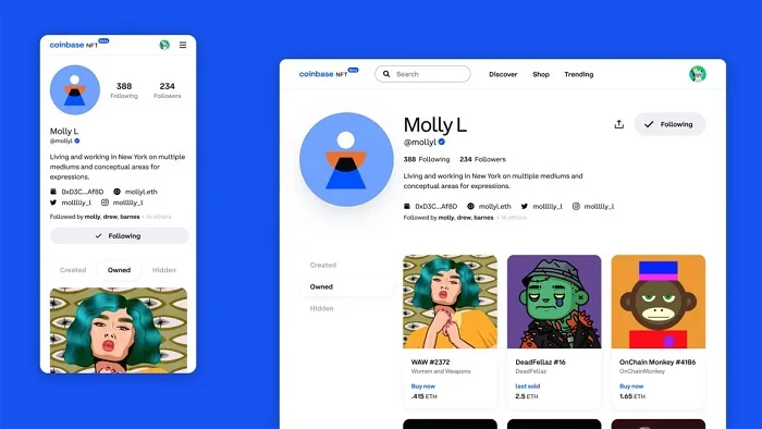 Coinbase NFT市场：社交化交易平台与合规挑战