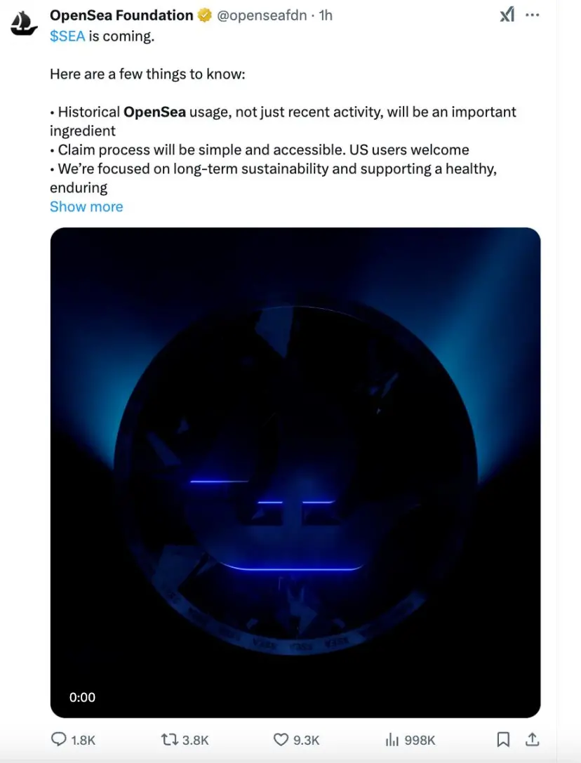 OpenSea七年沉浮：从NFT霸主到代币救赎之路