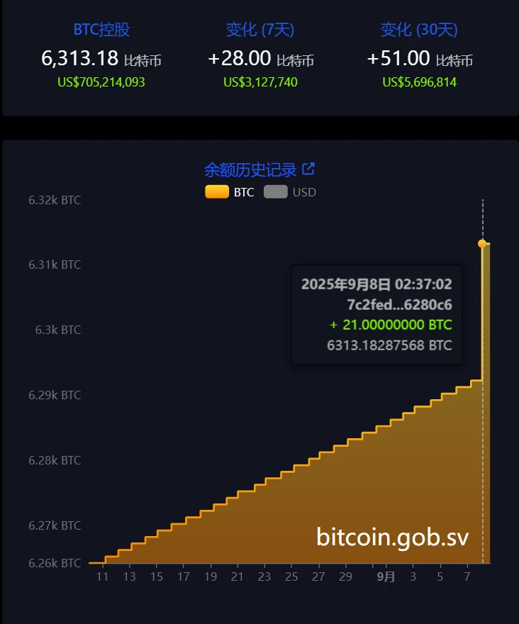 萨尔瓦多增持比特币纪念法案四周年龄
