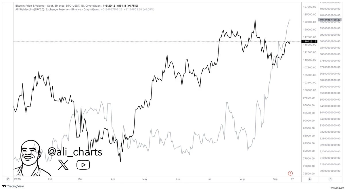币安稳定币储备规模达400亿美元创历史新高